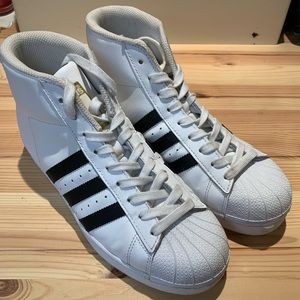 Adidas Sam Smith Black & White high top sneakers